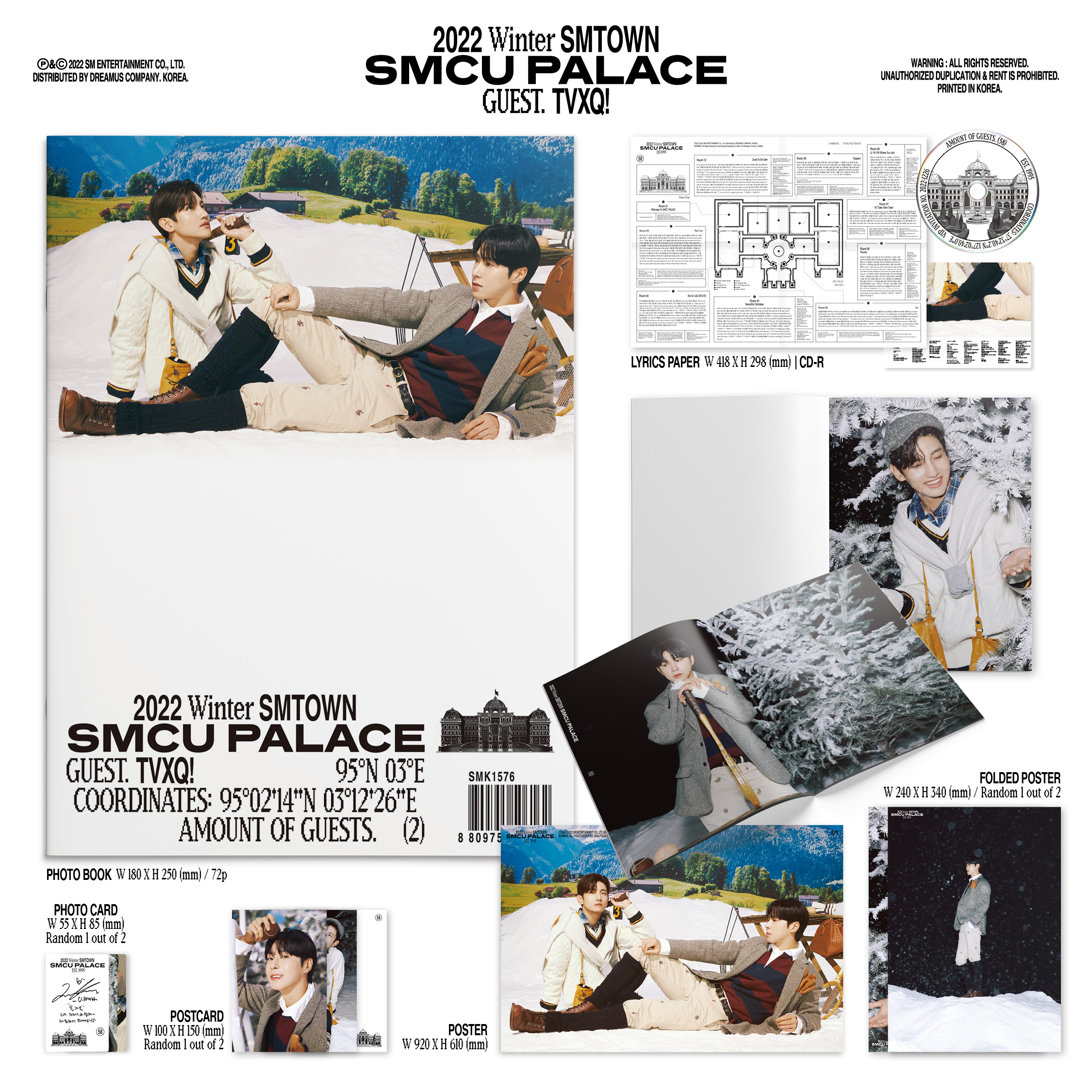 ktown4u.com : TVXQ! - 2022 Winter SMTOWN : 2022 Winter SMTOWN